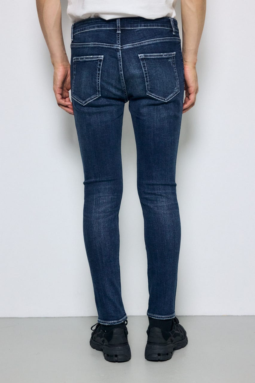AZUL DENIM リペアスキニー BLU L
