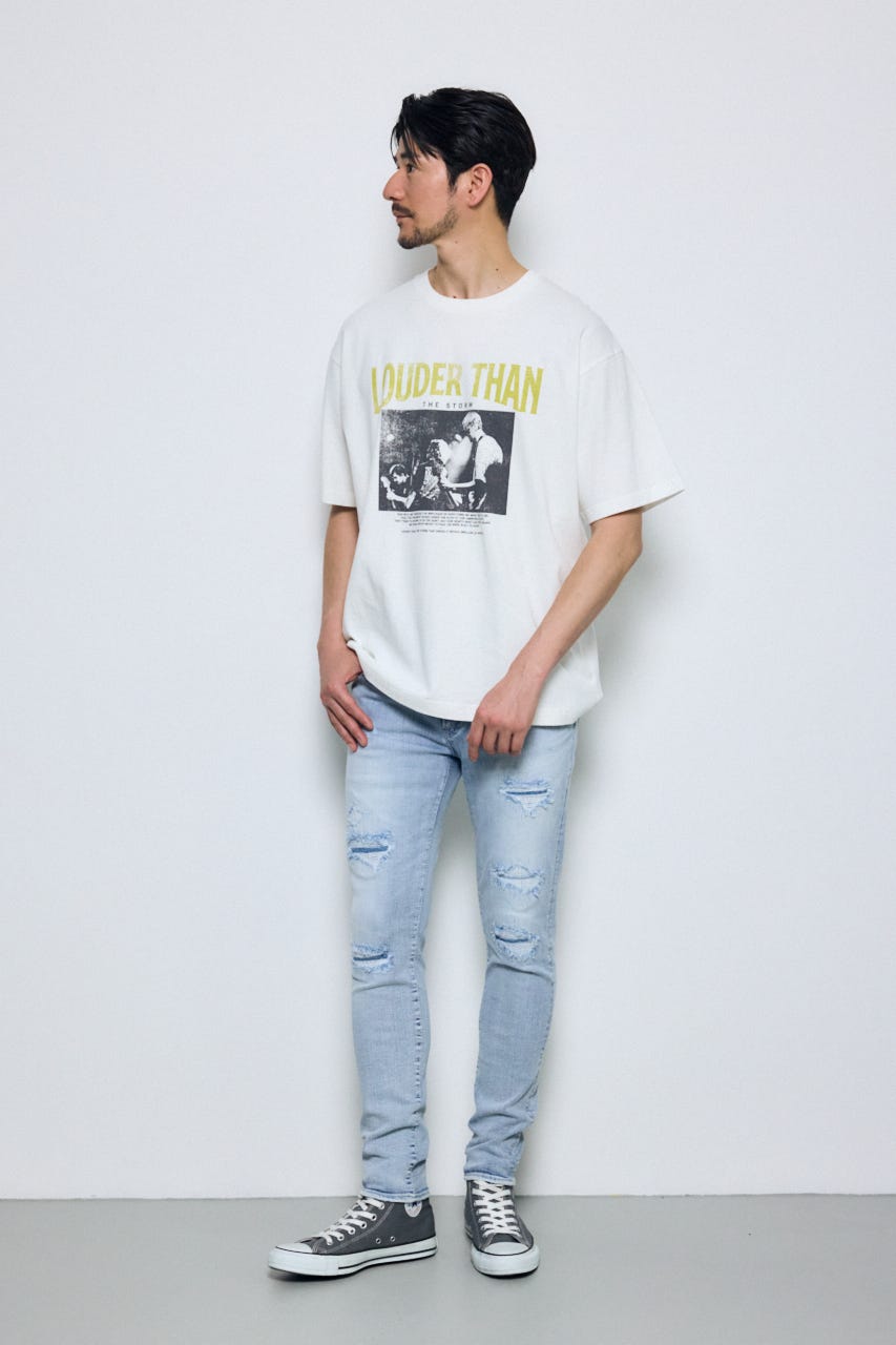 AZUL DENIM リペアスキニー L/BLU S