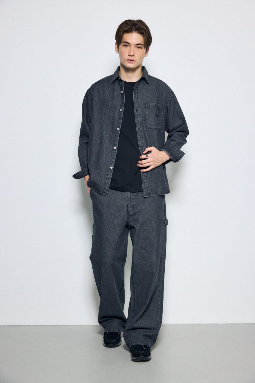 【POLO BCS×AZUL】ペインターデニム BLK L