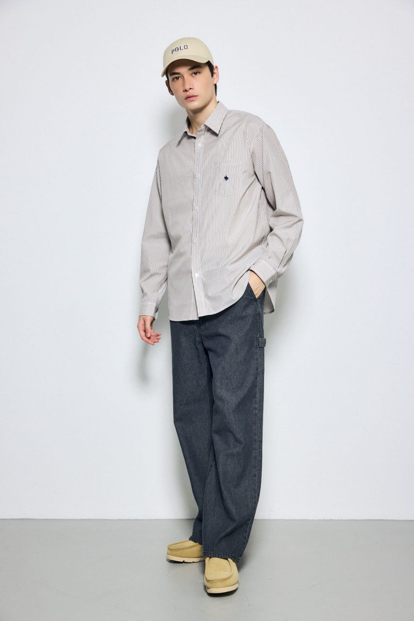 【POLO BCS×AZUL】ペインターデニム BLK L