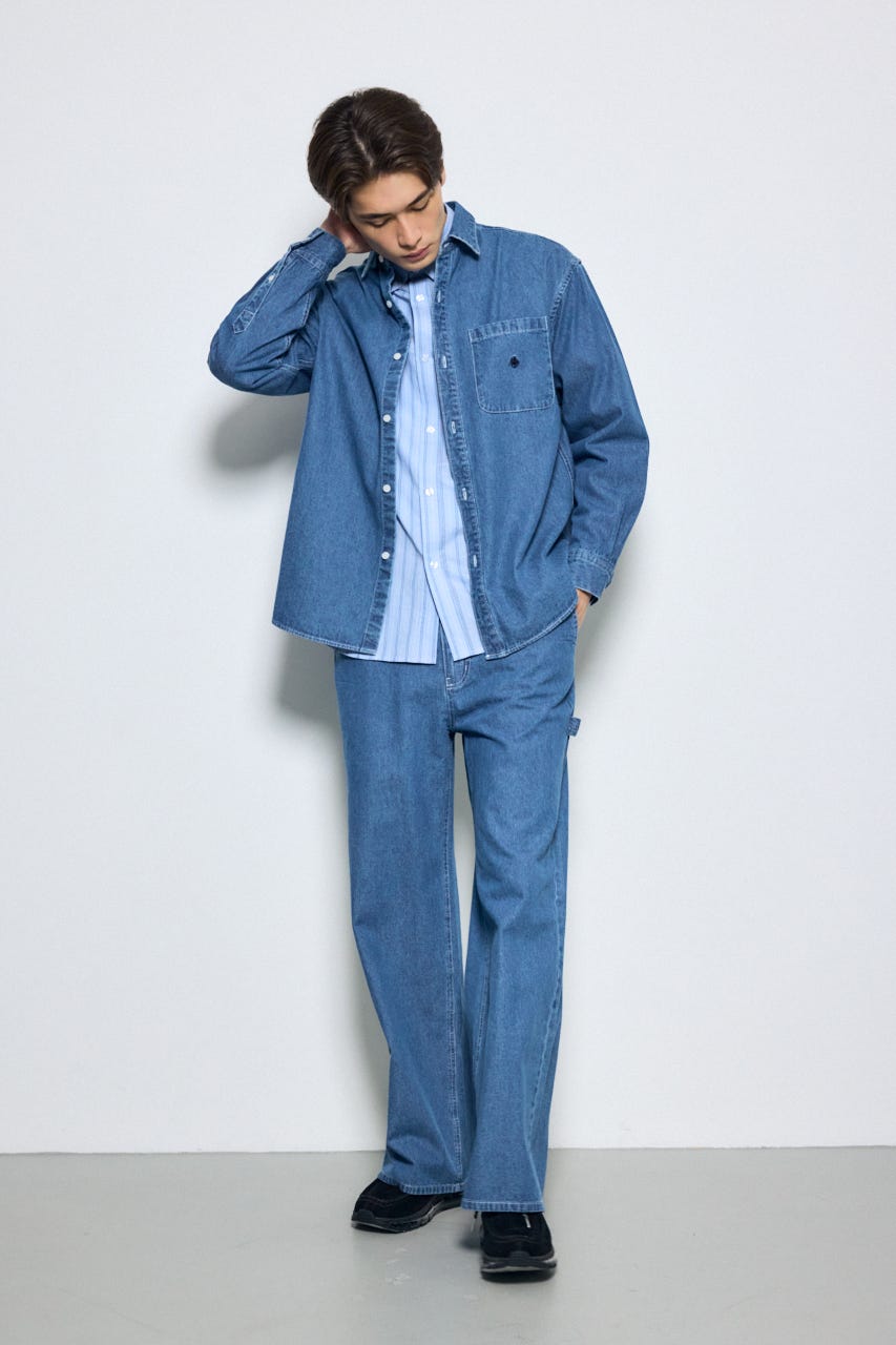 【POLO BCS×AZUL】ペインターデニム BLU L