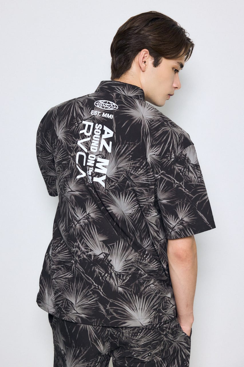 【RVCA×AZUL】総柄シャツ 柄BLK FREE