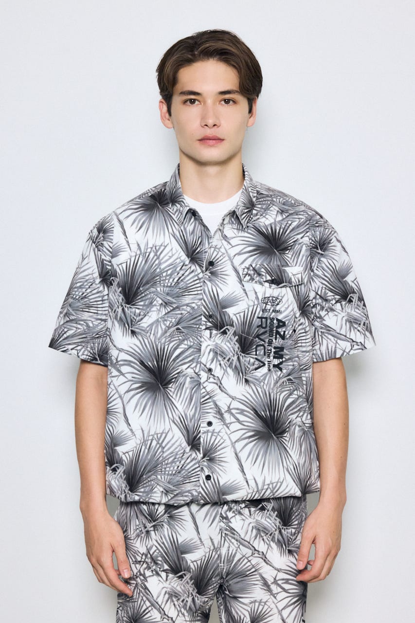 【RVCA×AZUL】総柄シャツ 柄WHT FREE