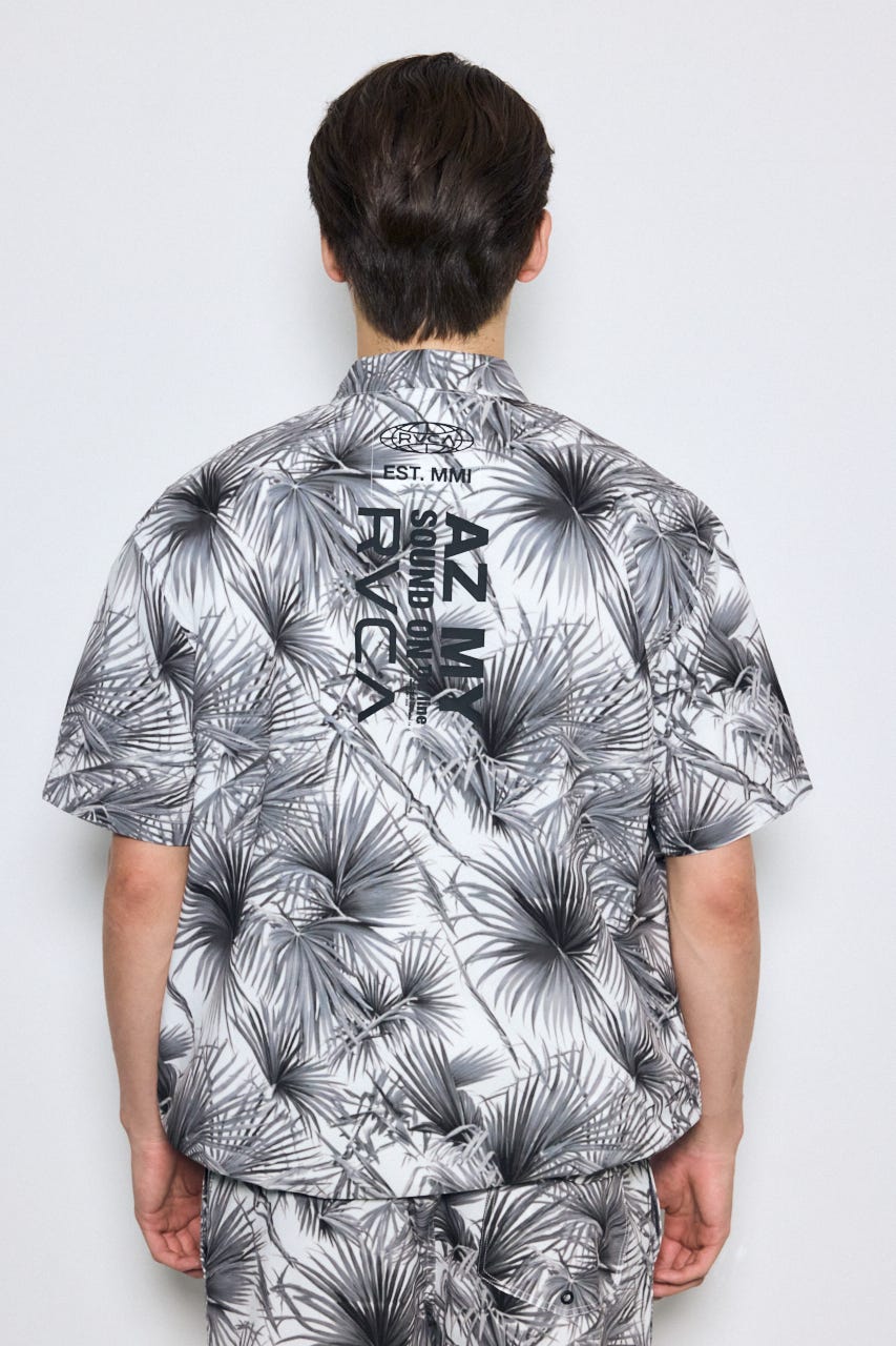 【RVCA×AZUL】総柄シャツ 柄WHT FREE