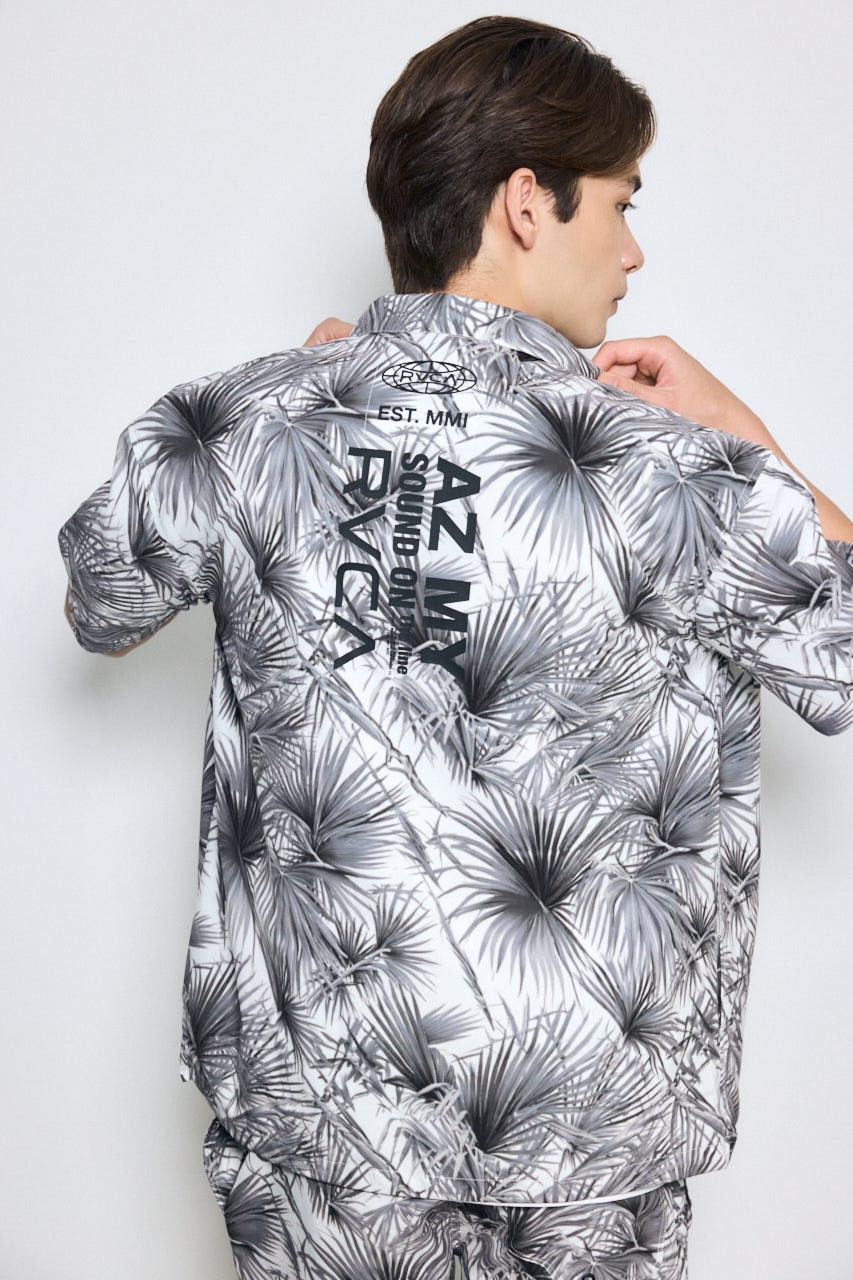 【RVCA×AZUL】総柄シャツ 柄WHT FREE