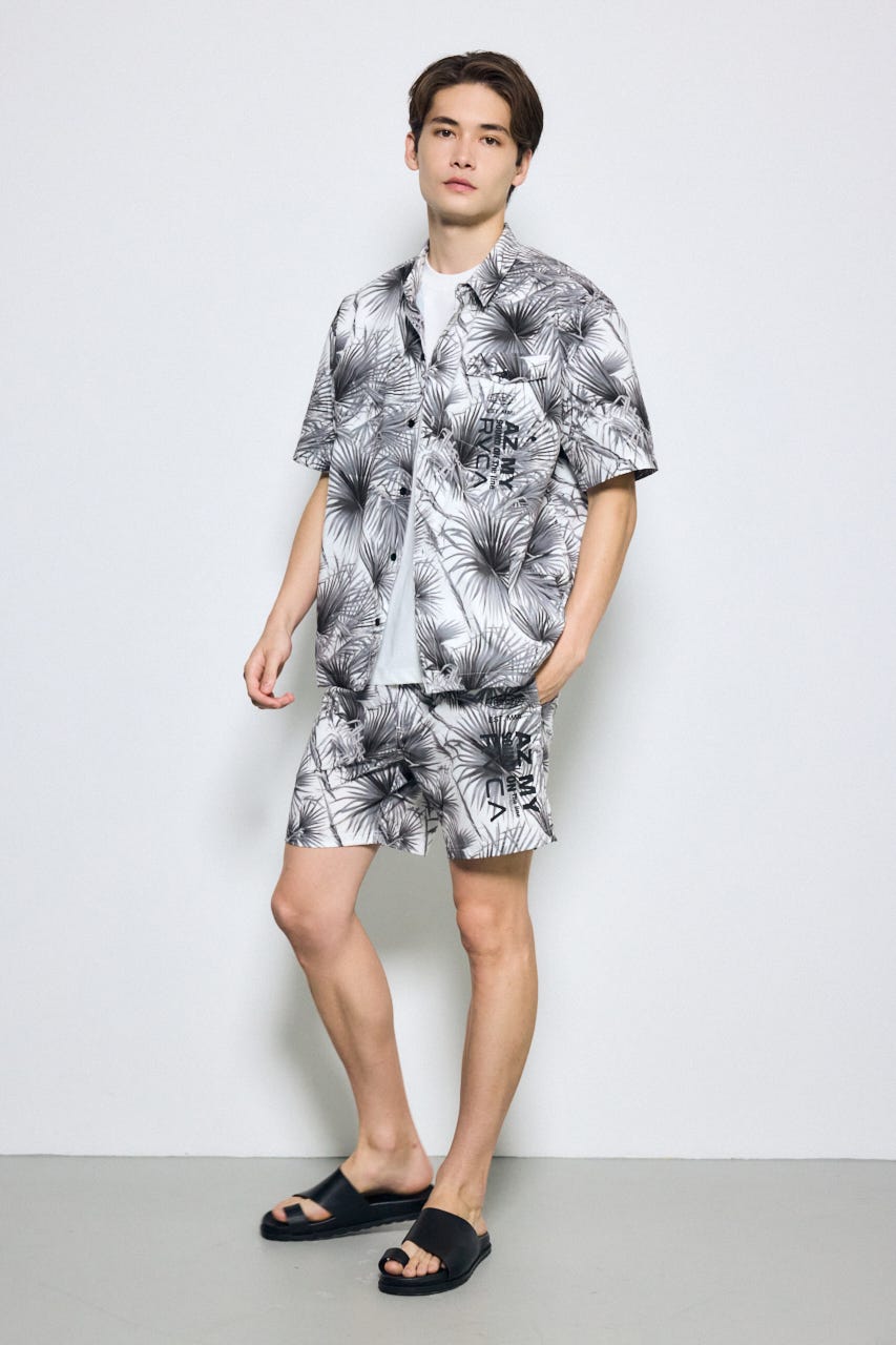 【RVCA×AZUL】総柄シャツ 柄WHT FREE