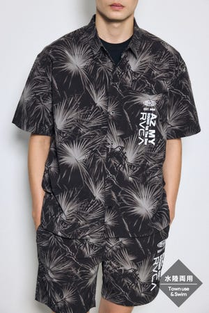 【RVCA×AZUL】総柄シャツ