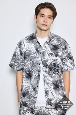 【RVCA×AZUL】総柄シャツ