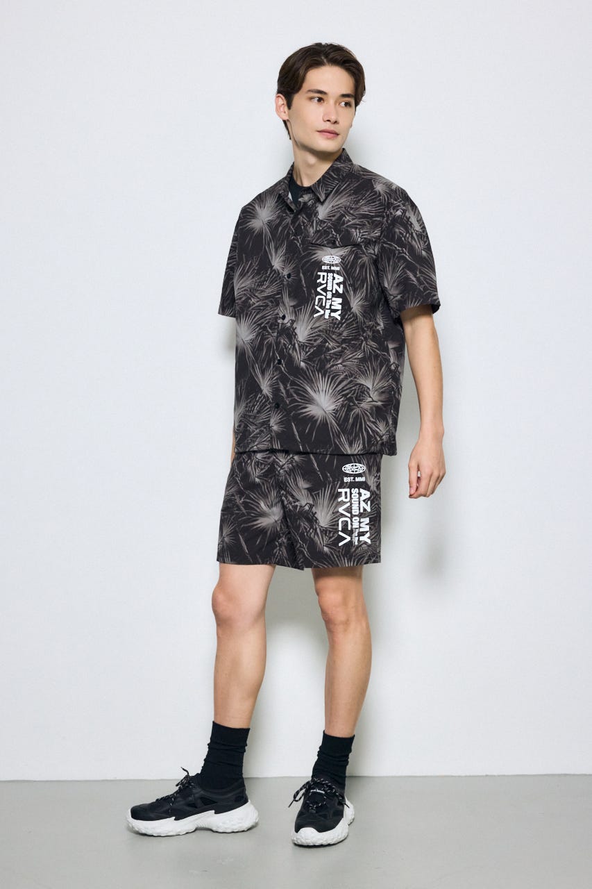 【RVCA×AZUL】総柄ショートパンツ 柄BLK FREE