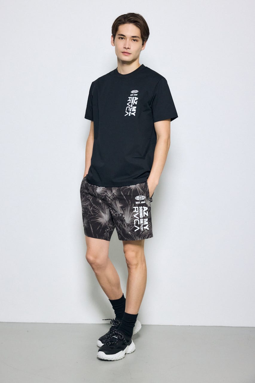 【RVCA×AZUL】総柄ショートパンツ 柄BLK FREE