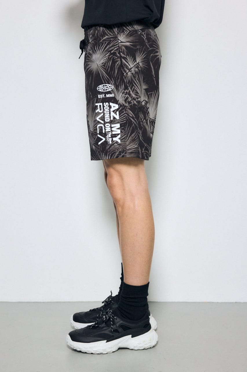【RVCA×AZUL】総柄ショートパンツ 柄BLK FREE