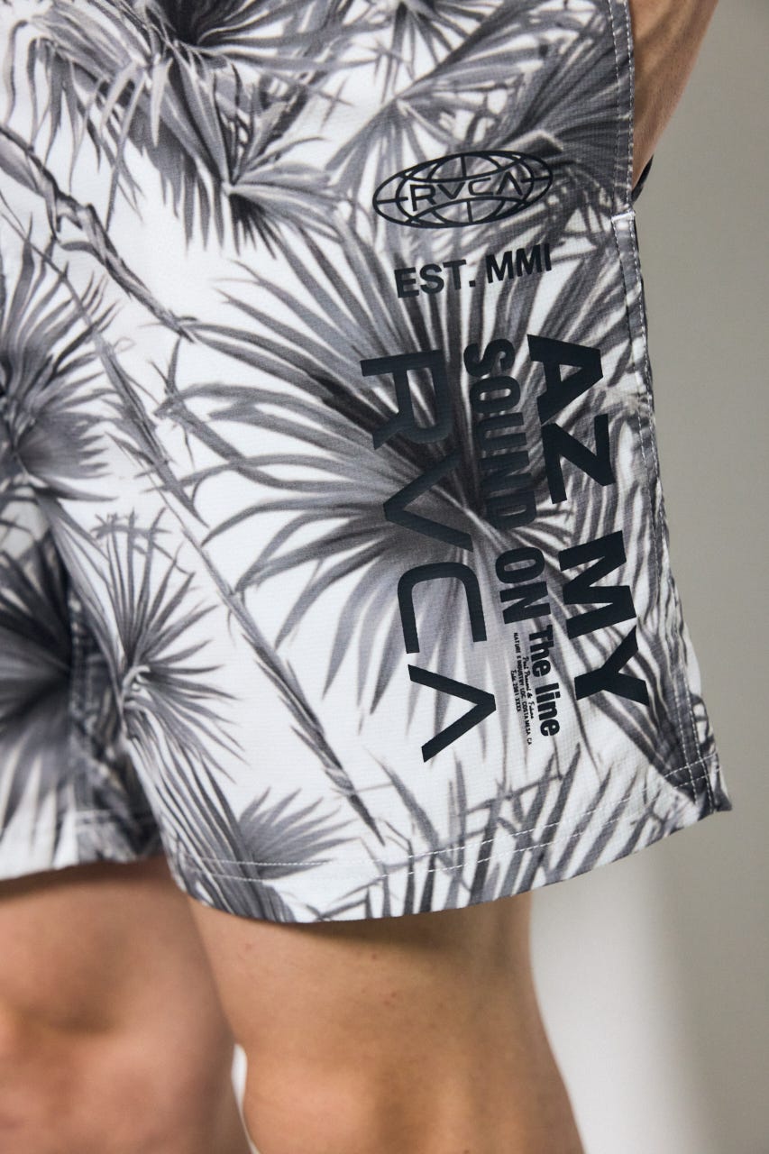 【RVCA×AZUL】総柄ショートパンツ 柄WHT FREE