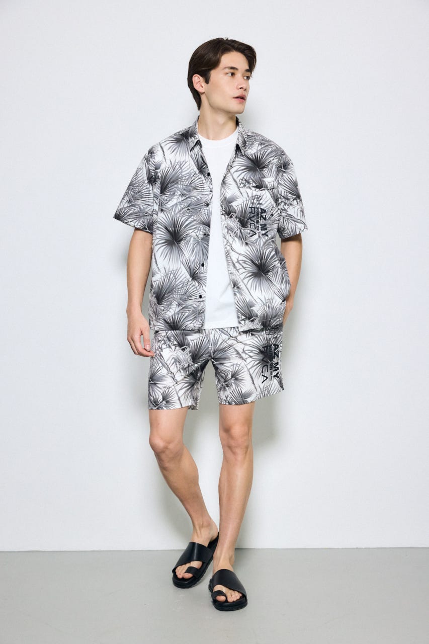 【RVCA×AZUL】総柄ショートパンツ 柄WHT FREE