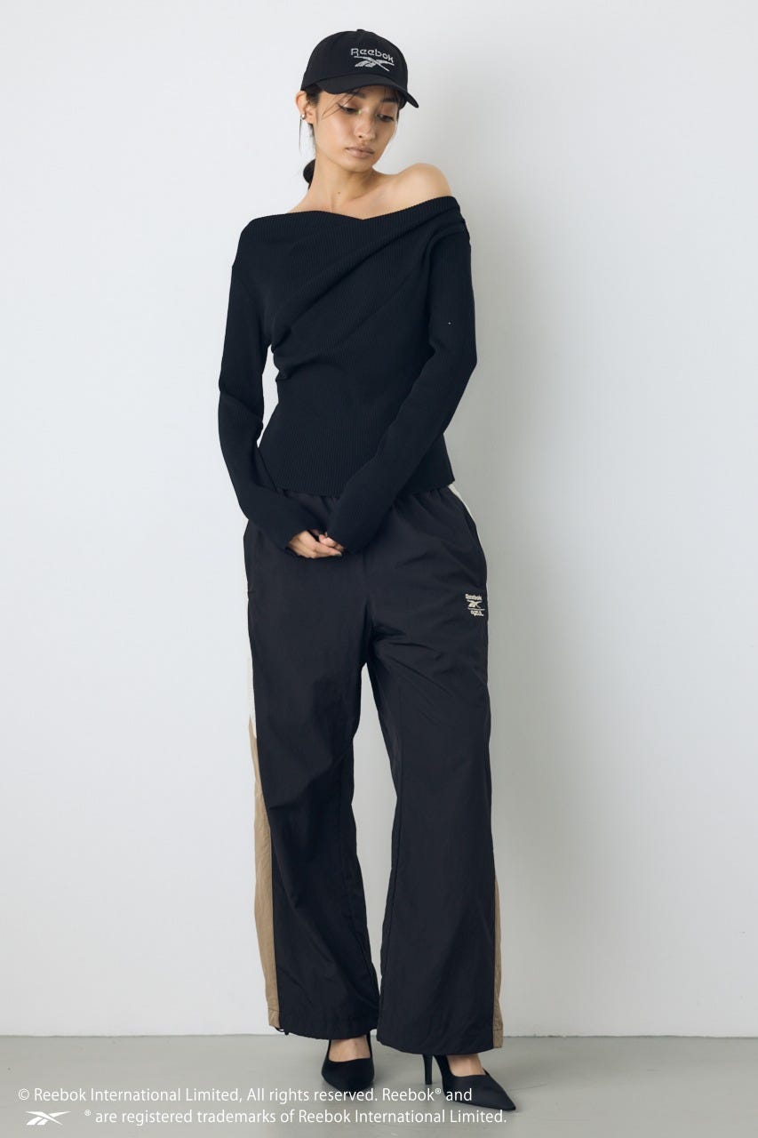 【REEBOK×AZUL】トラックパンツ BLK M