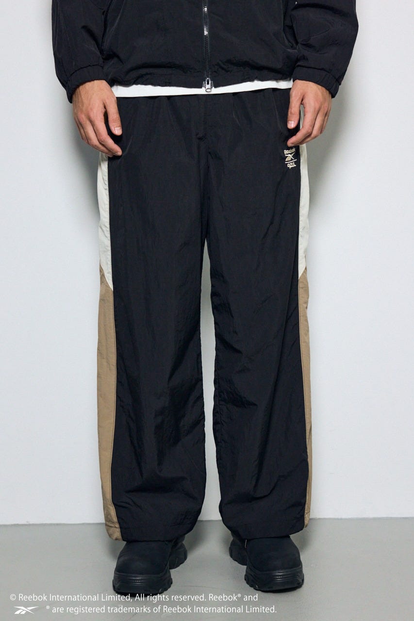 【REEBOK×AZUL】トラックパンツ BLK M