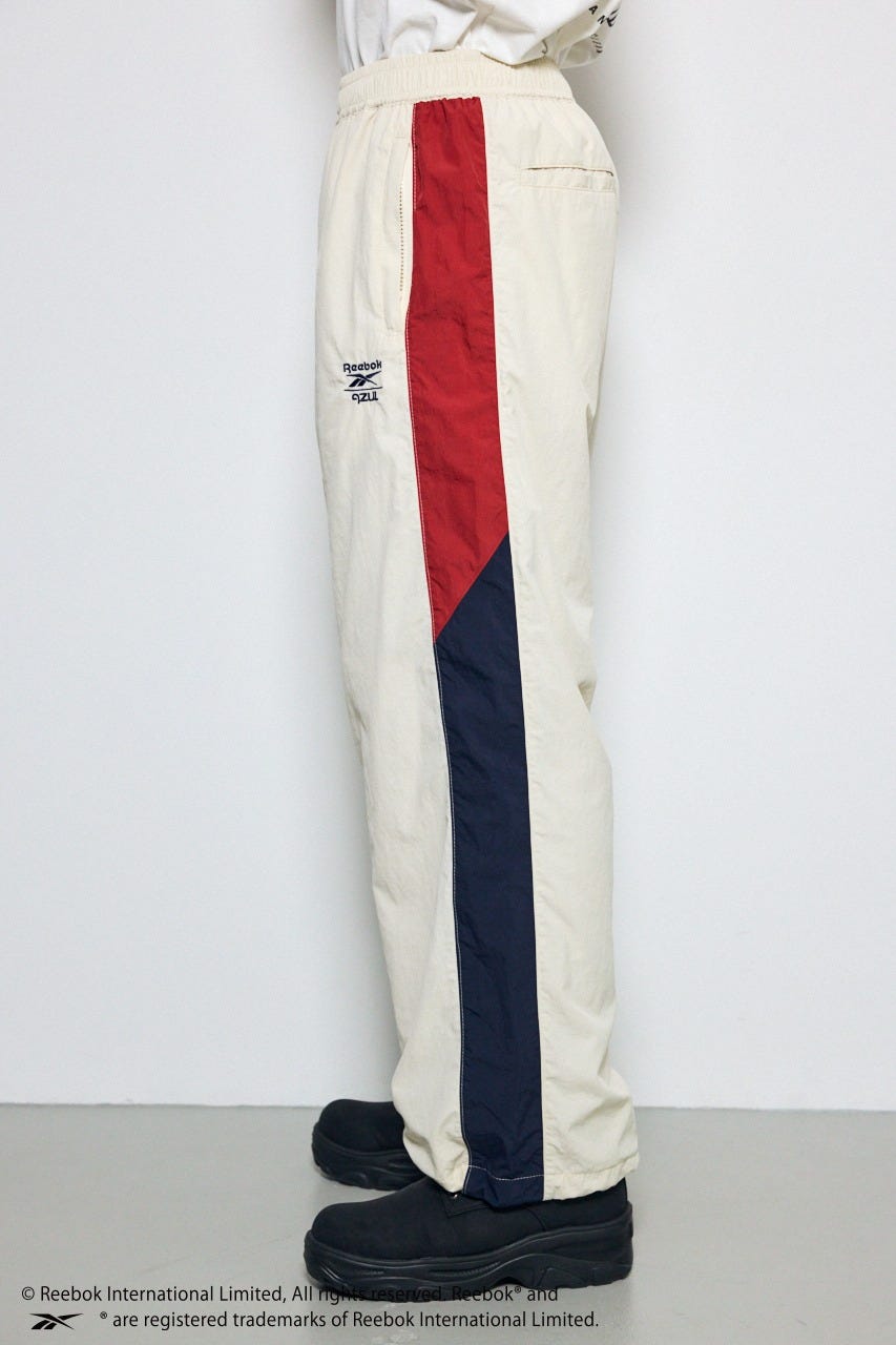 【REEBOK×AZUL】トラックパンツ IVOY L