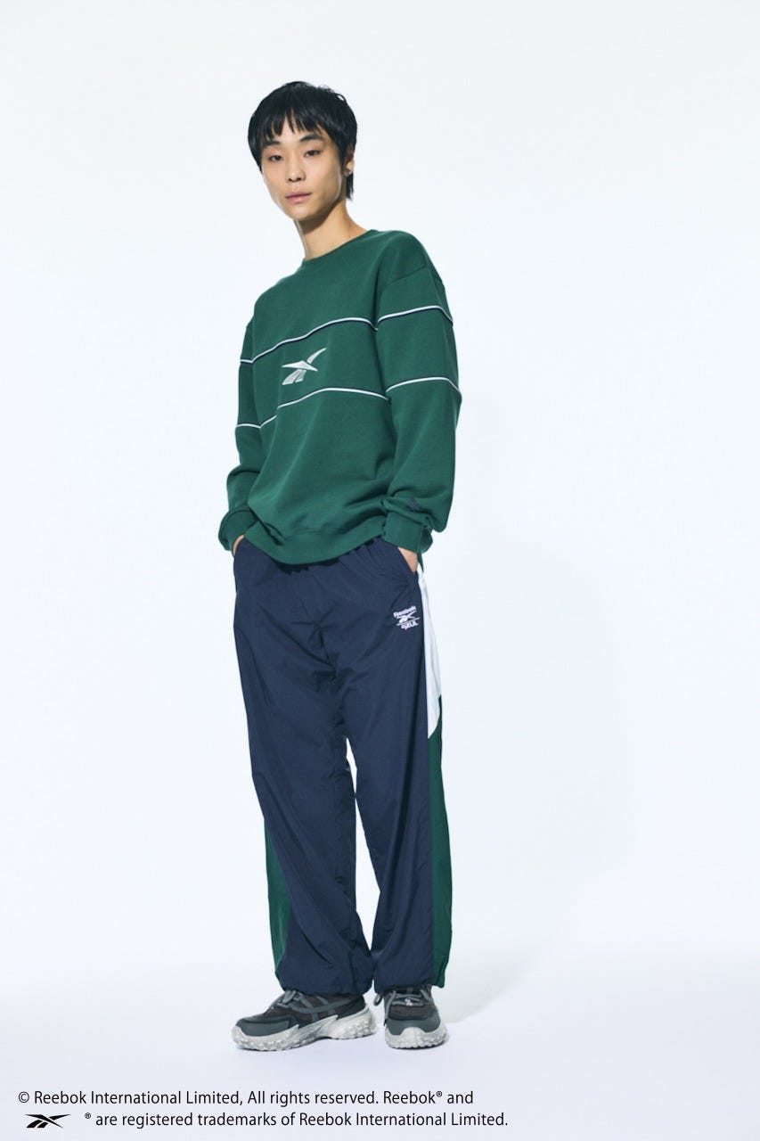 【REEBOK×AZUL】トラックパンツ NVY L