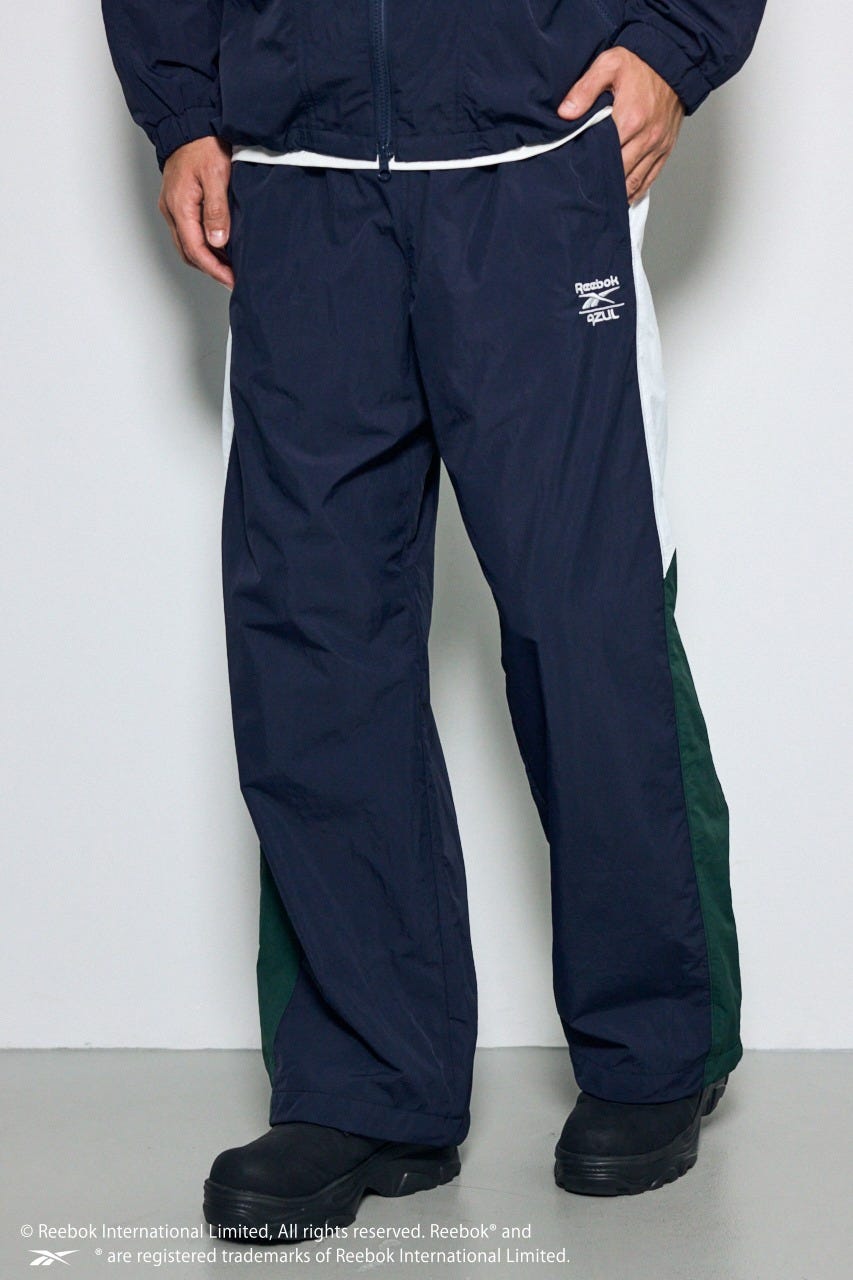 【REEBOK×AZUL】トラックパンツ NVY L