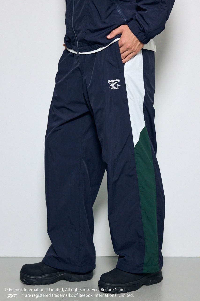 【REEBOK×AZUL】トラックパンツ NVY L