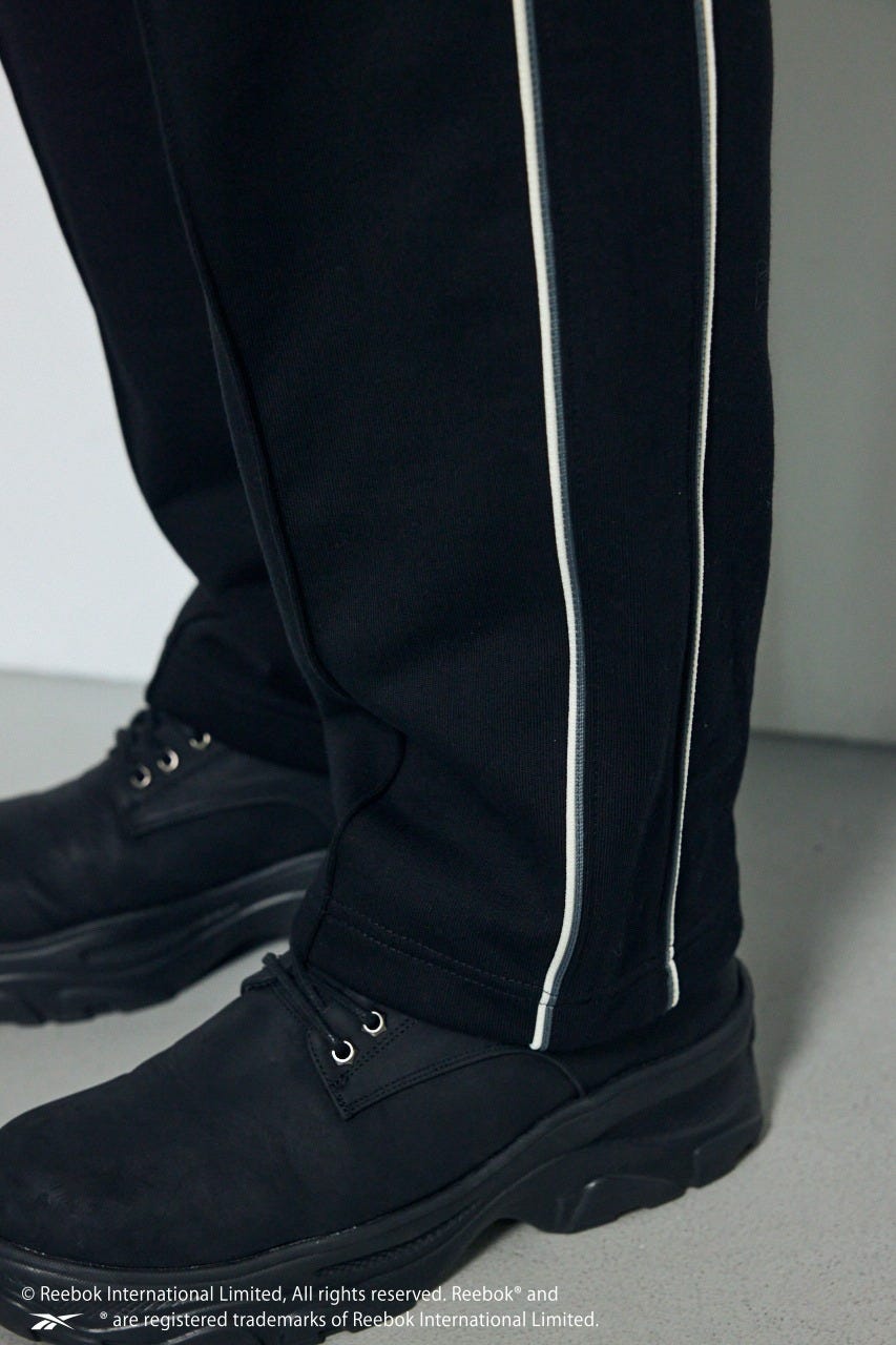 【REEBOK×AZUL】スウェットパンツ BLK FREE