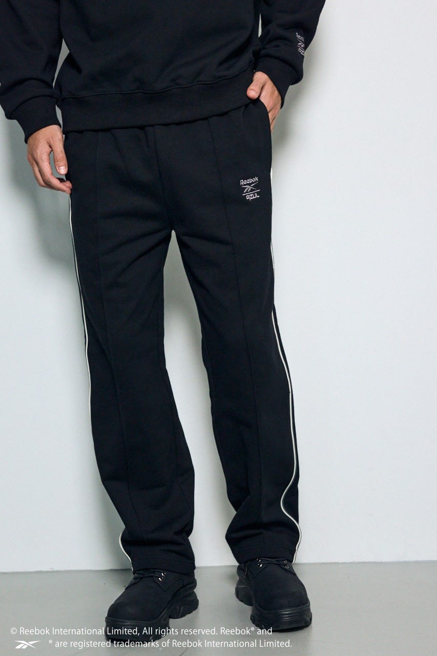 【REEBOK×AZUL】スウェットパンツ BLK FREE