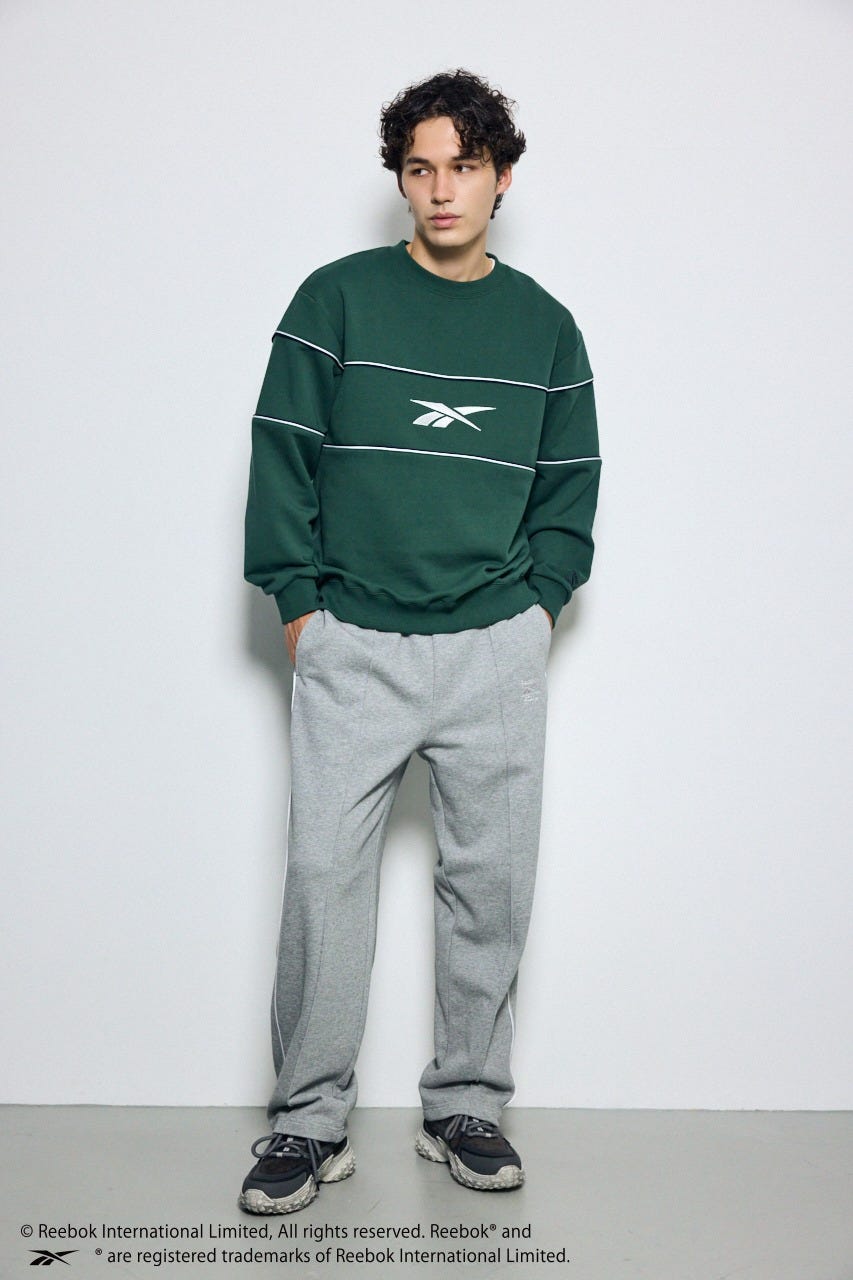 【REEBOK×AZUL】スウェットパンツ T.GRY FREE