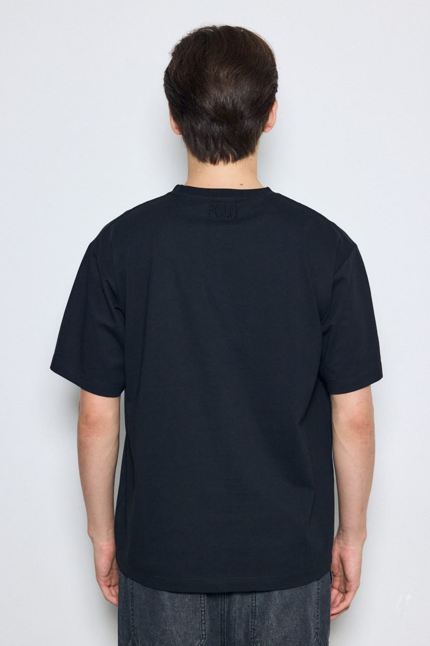 <先行予約>【POLO BCS×AZUL】ベア刺繍TEE BLK L