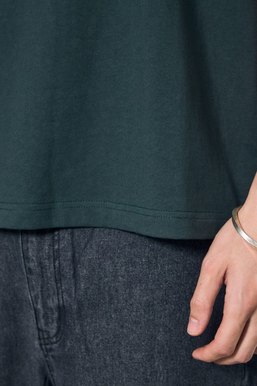 <先行予約>【POLO BCS×AZUL】ベア刺繍TEE D/GRN M