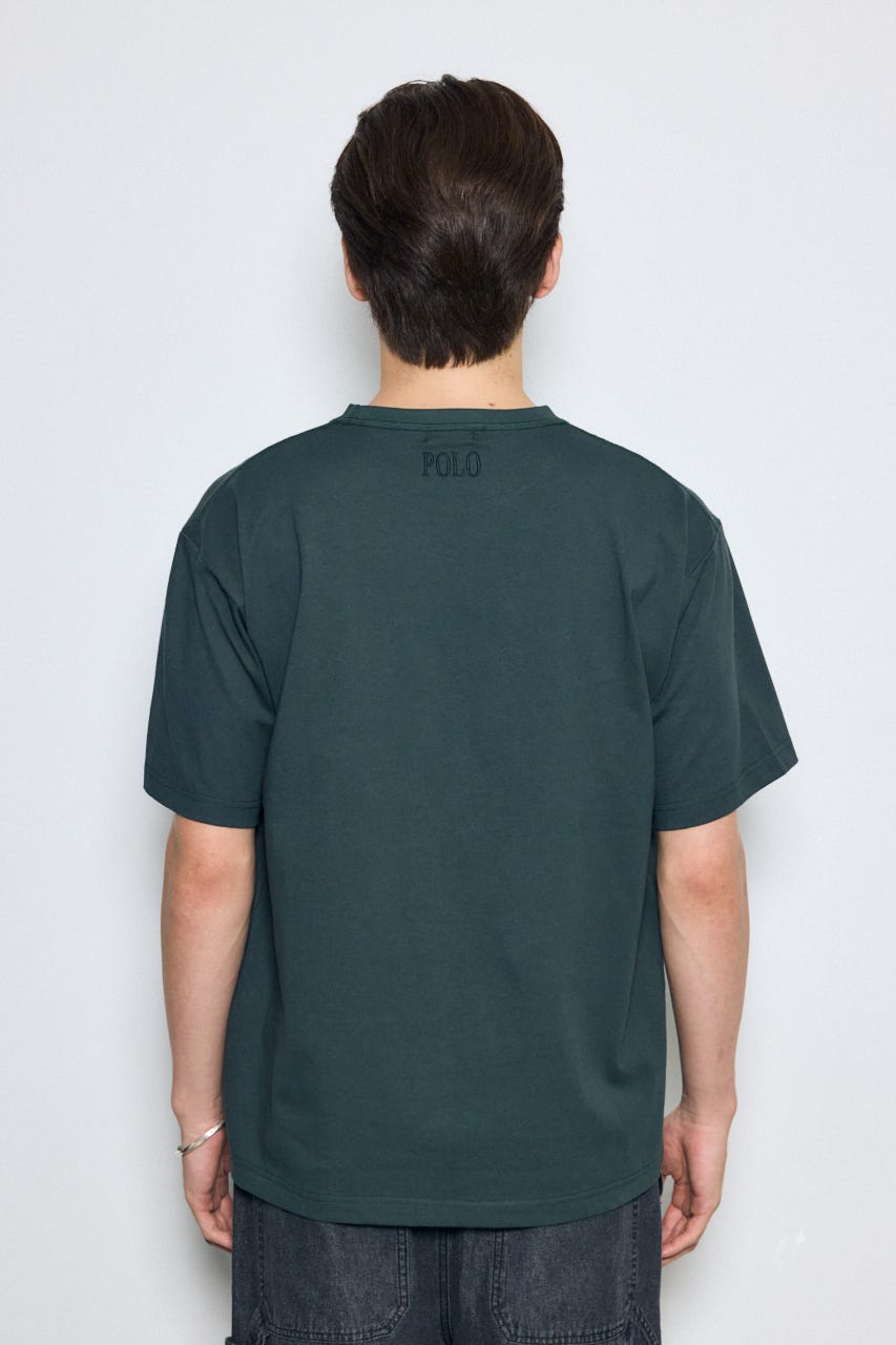 <先行予約>【POLO BCS×AZUL】ベア刺繍TEE D/GRN M