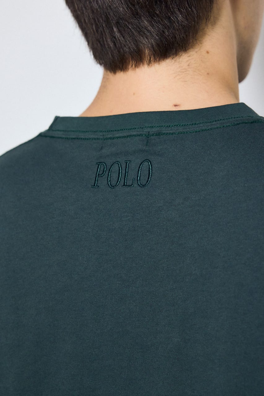 <先行予約>【POLO BCS×AZUL】ベア刺繍TEE D/GRN M