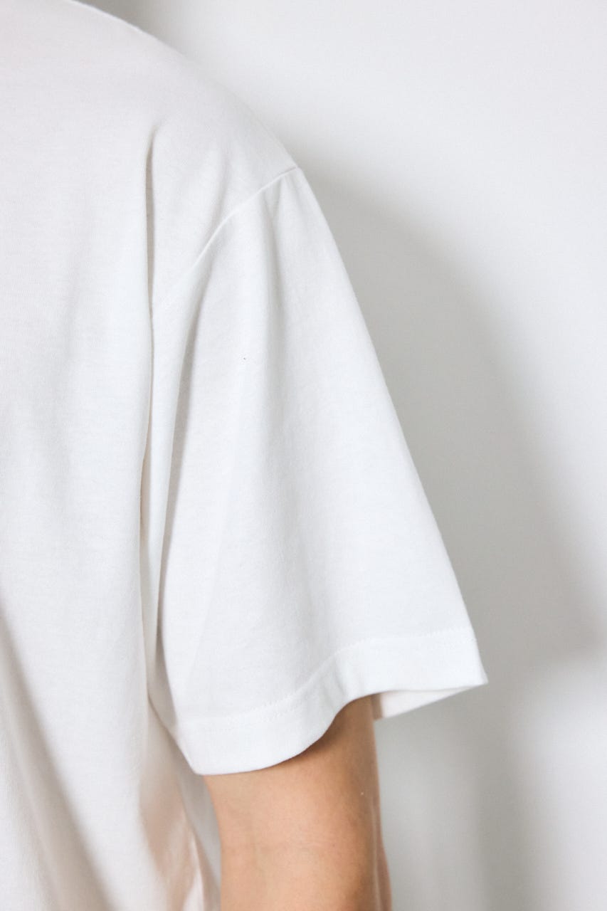 <先行予約>【POLO BCS×AZUL】ベア刺繍TEE WHT M