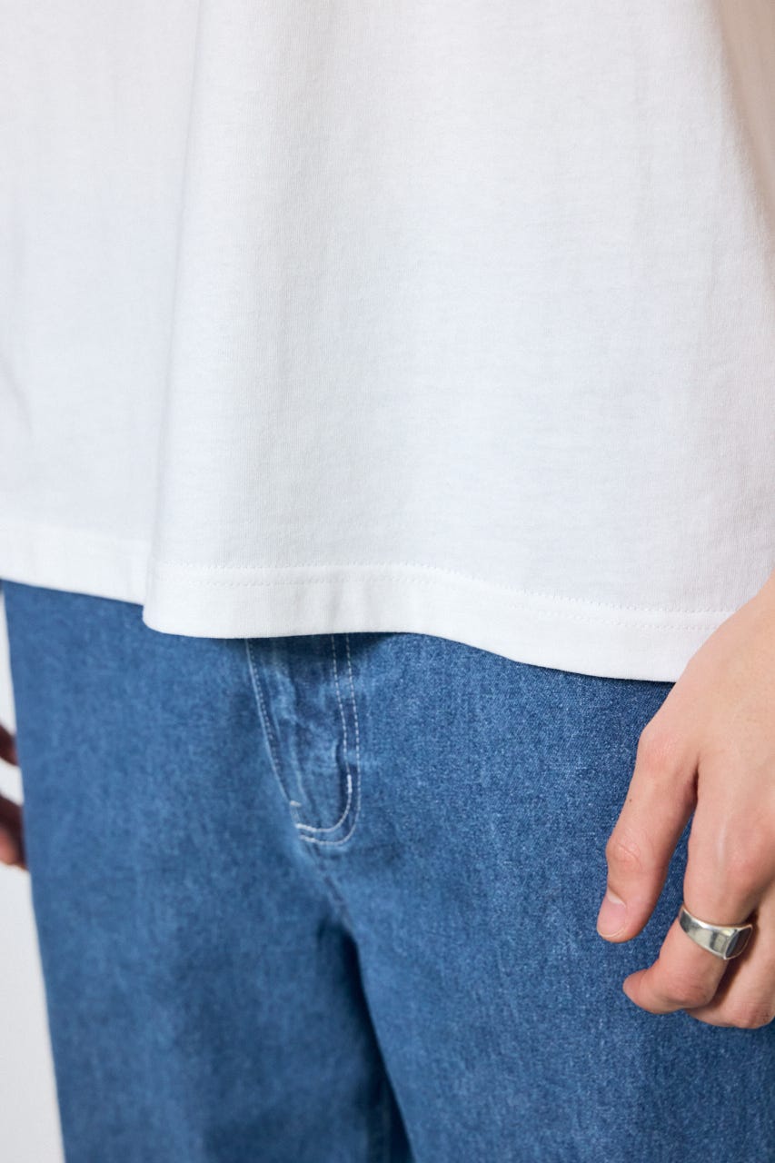 <先行予約>【POLO BCS×AZUL】ベア刺繍TEE WHT M