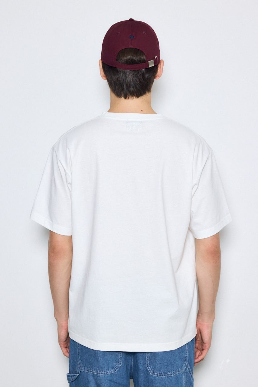 <先行予約>【POLO BCS×AZUL】ベア刺繍TEE WHT M