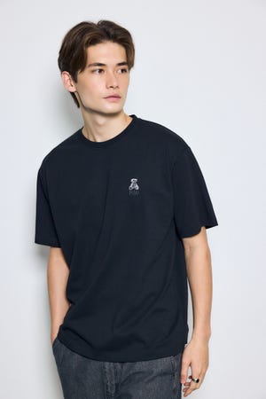 ＜先行予約＞【POLO BCS×AZUL】ベア刺繍TEE