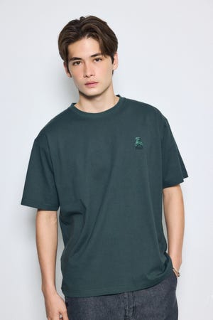 ＜先行予約＞【POLO BCS×AZUL】ベア刺繍TEE