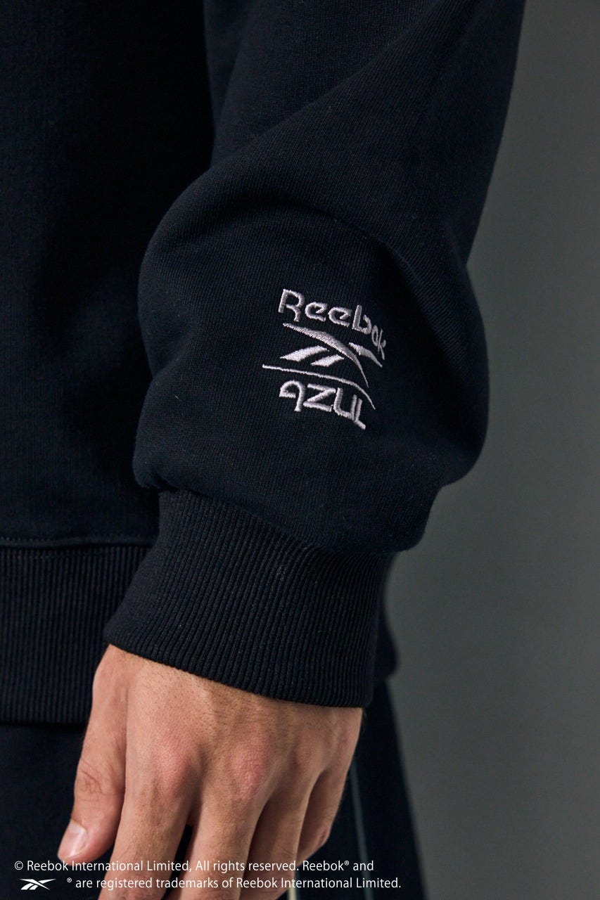 【REEBOK×AZUL】プルオーバー BLK FREE