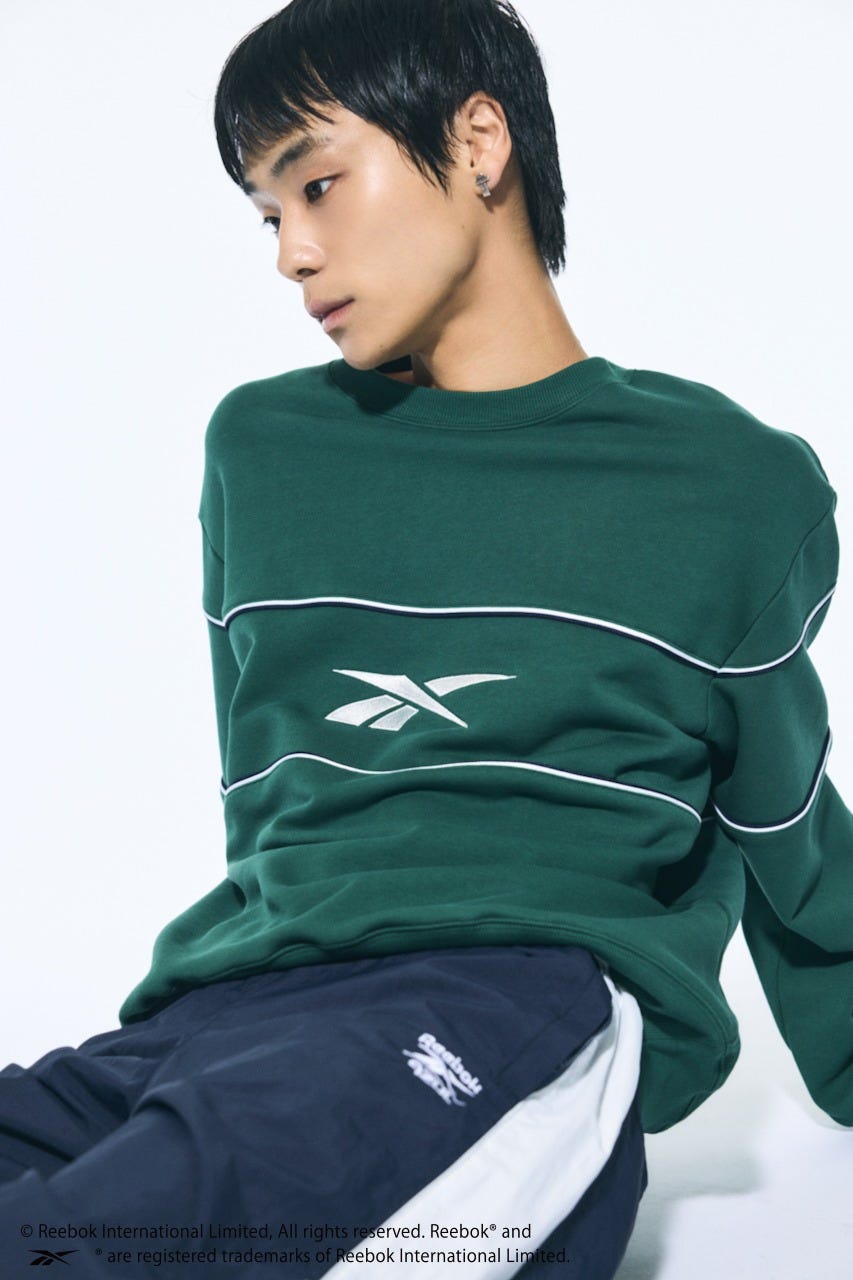 【REEBOK×AZUL】プルオーバー GRN FREE