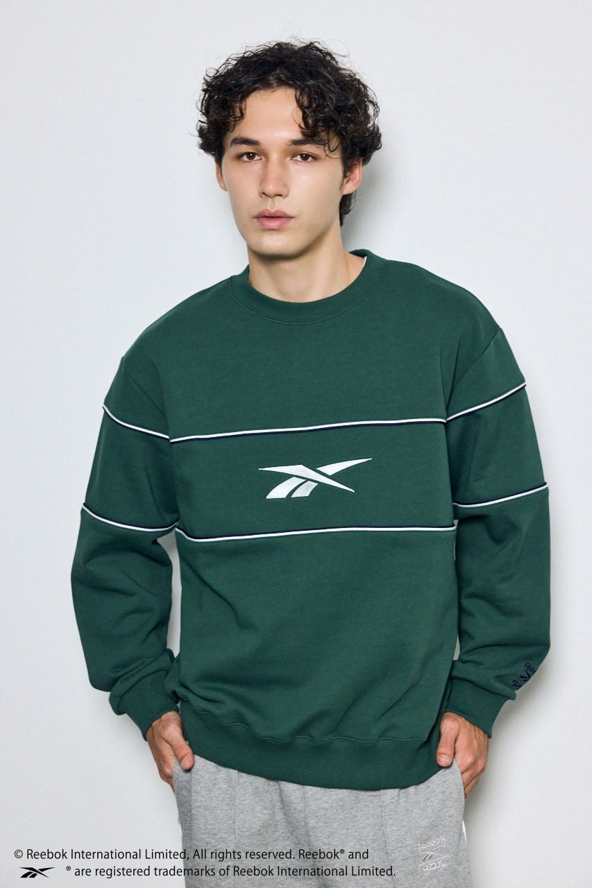 【REEBOK×AZUL】プルオーバー GRN FREE