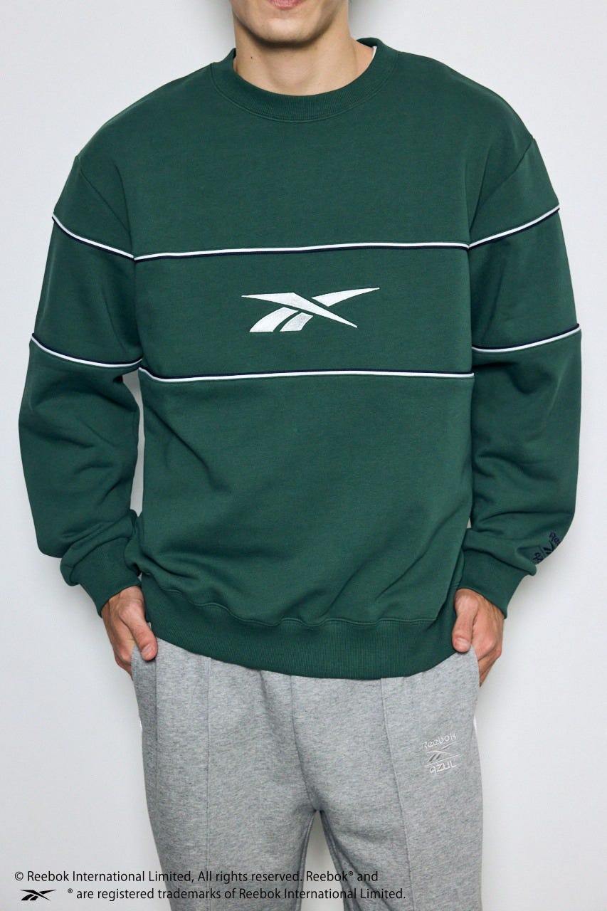 【REEBOK×AZUL】プルオーバー GRN FREE