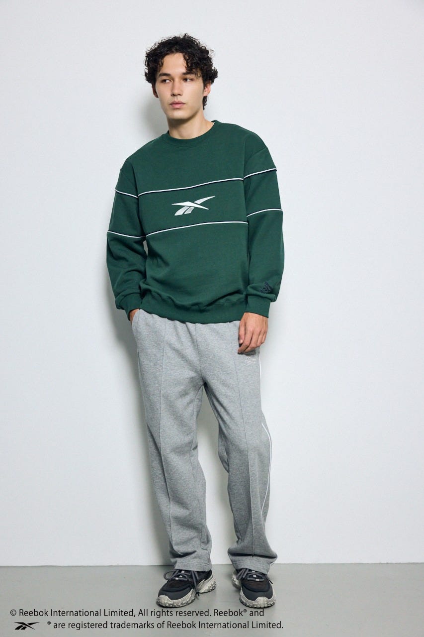 【REEBOK×AZUL】プルオーバー GRN FREE