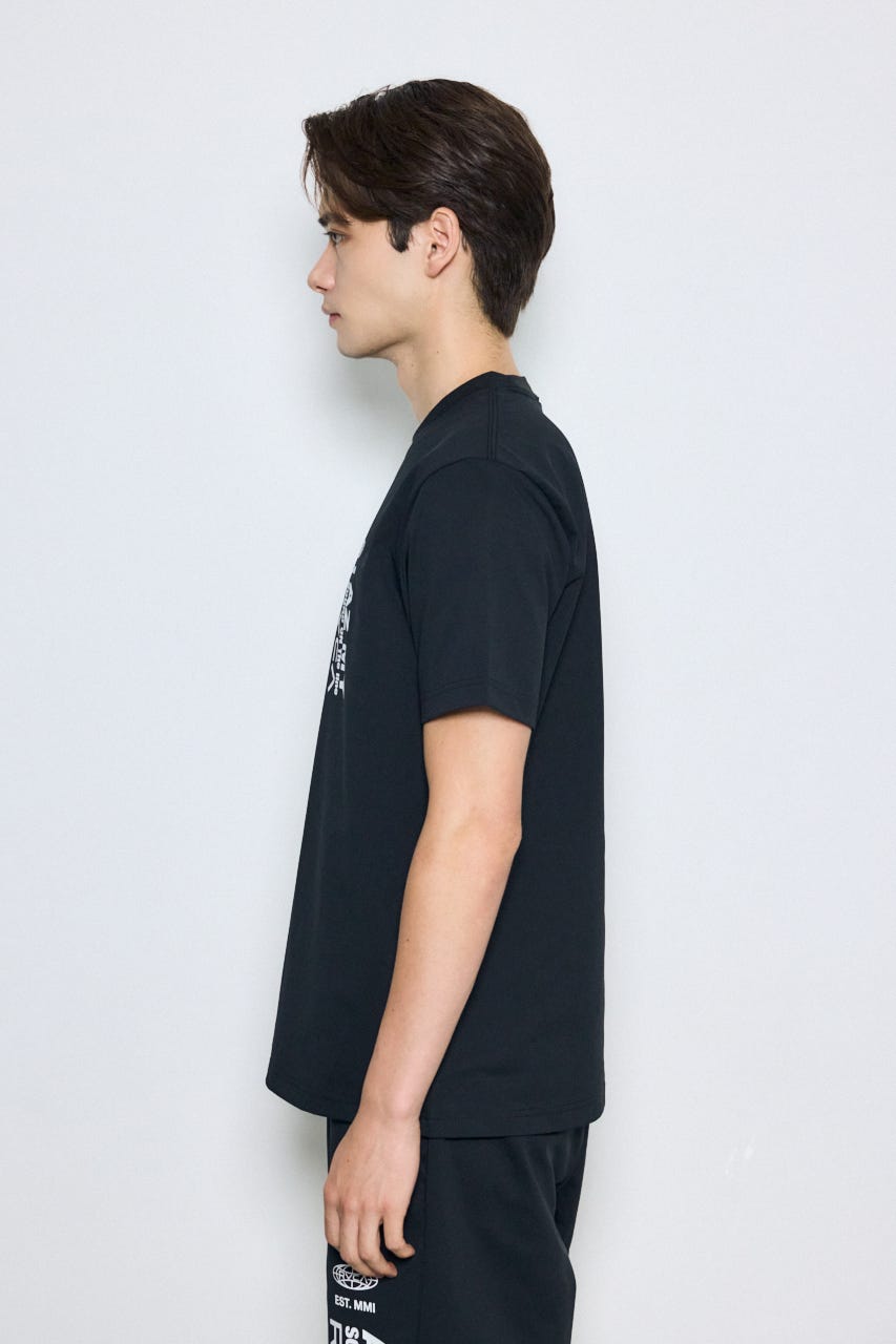 【RVCA×AZUL】バックプリントTEE BLK L
