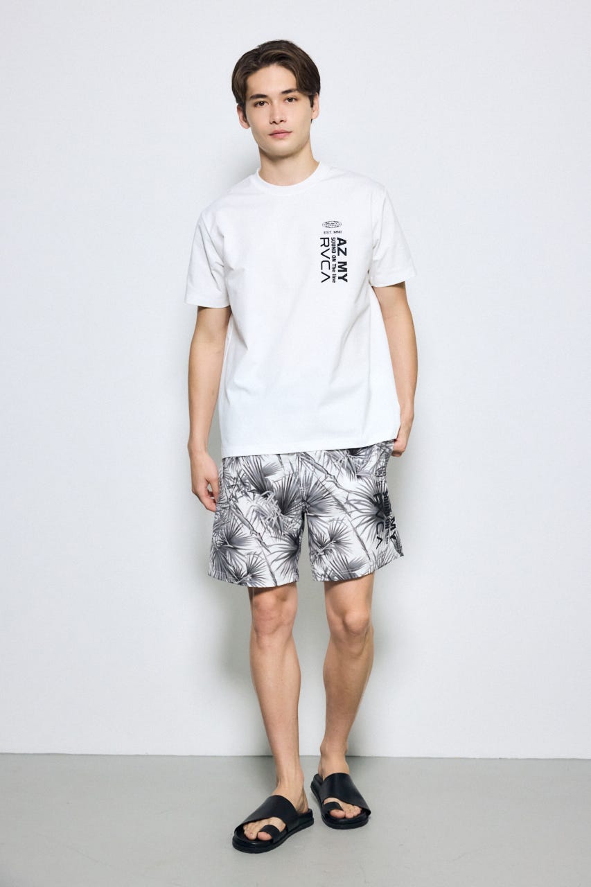 【RVCA×AZUL】バックプリントTEE WHT L