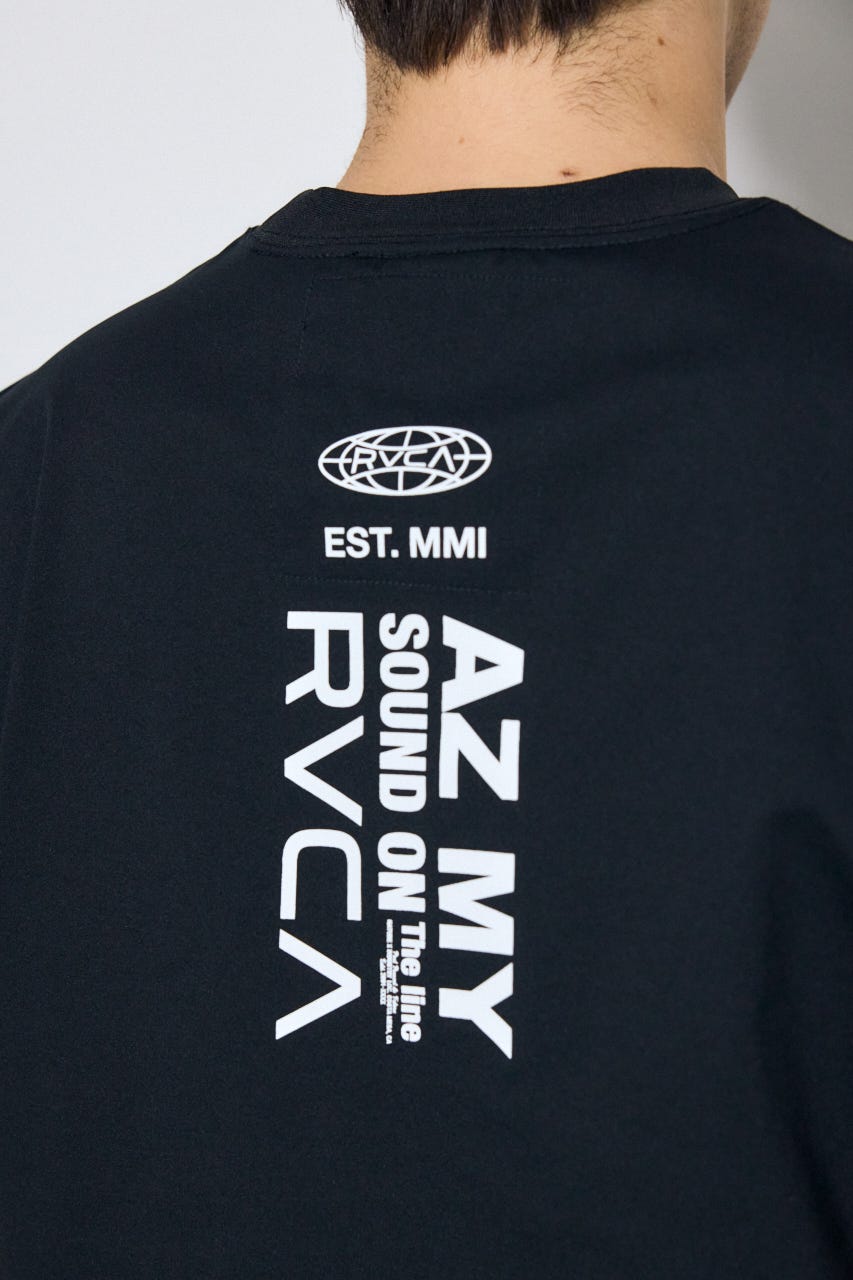 【RVCA×AZUL】バックプリントノースリーブ BLK FREE