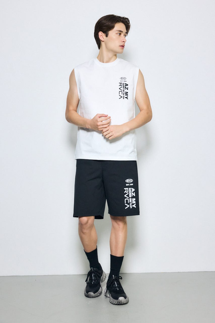 【RVCA×AZUL】バックプリントノースリーブ WHT FREE