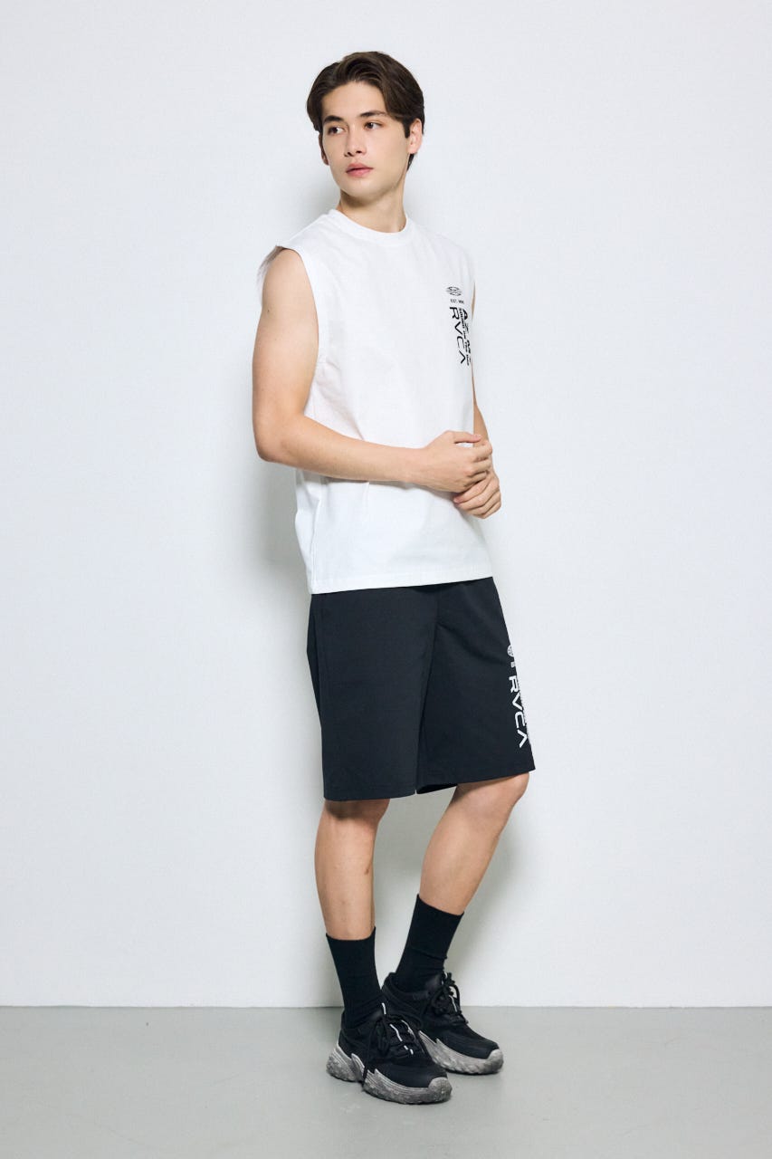 【RVCA×AZUL】ショートパンツ BLK L
