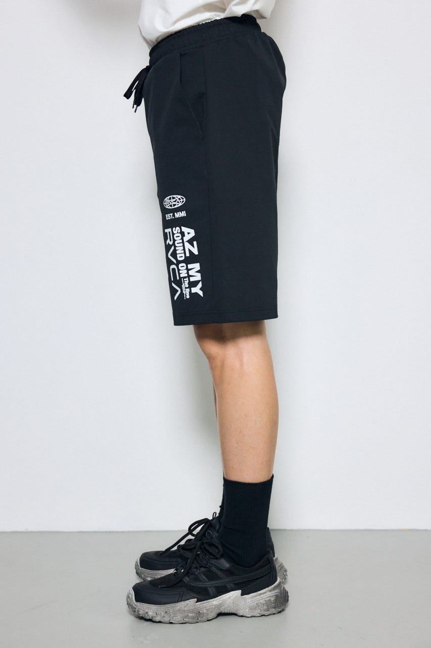 【RVCA×AZUL】ショートパンツ BLK L