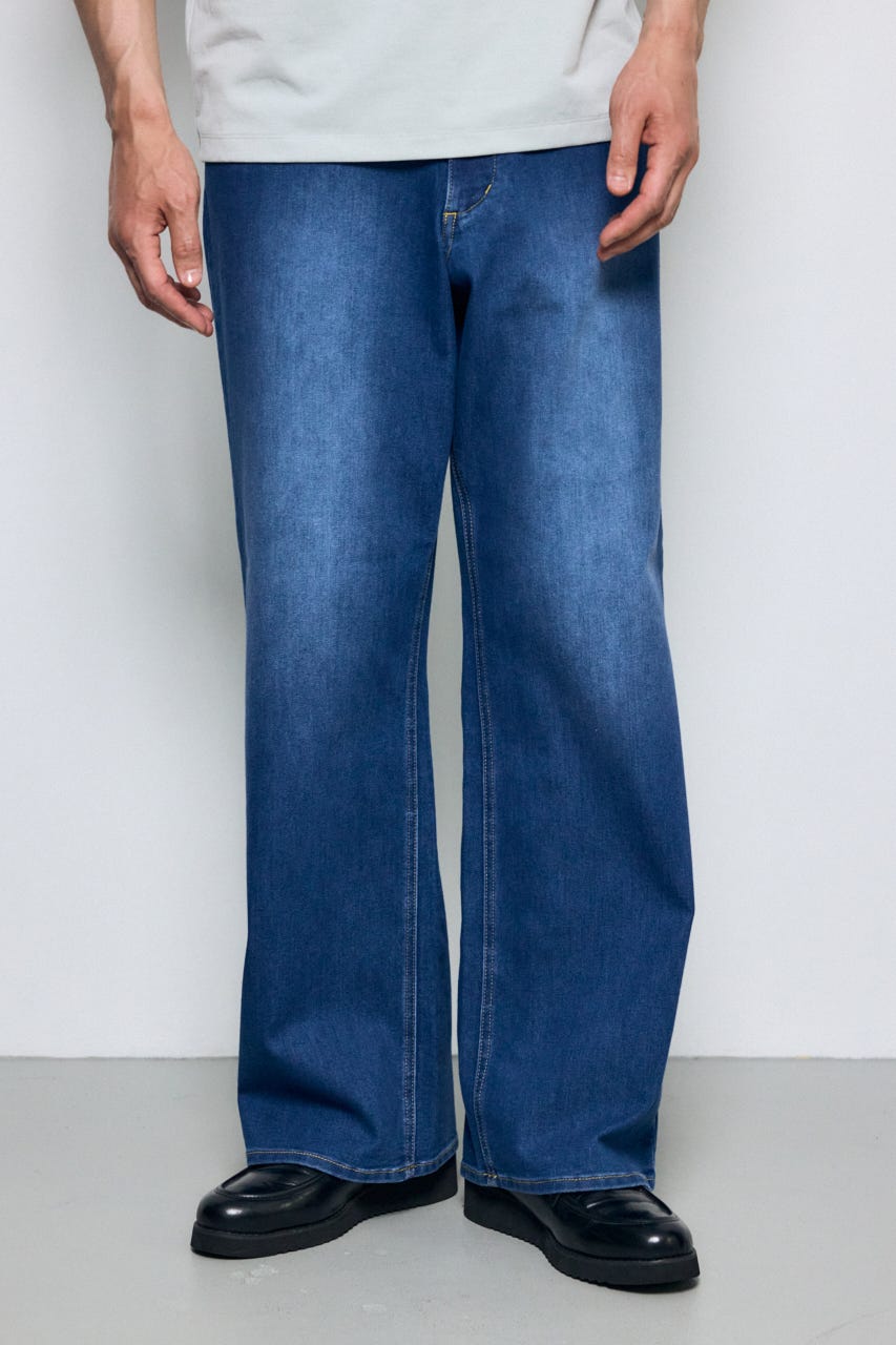 デニムティアーズ　ブルー　M 新品　早い者勝ち　値下げしました！ AZUL BY MOUSSY | AZUL DENIM アイスワイド (ストレート ) |SHEL'TTER