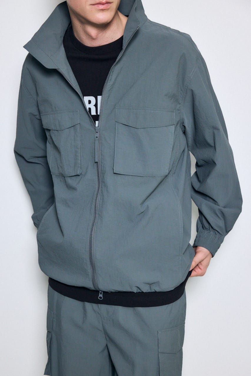 トライファンクションスタンドカラーブルゾン GRY S