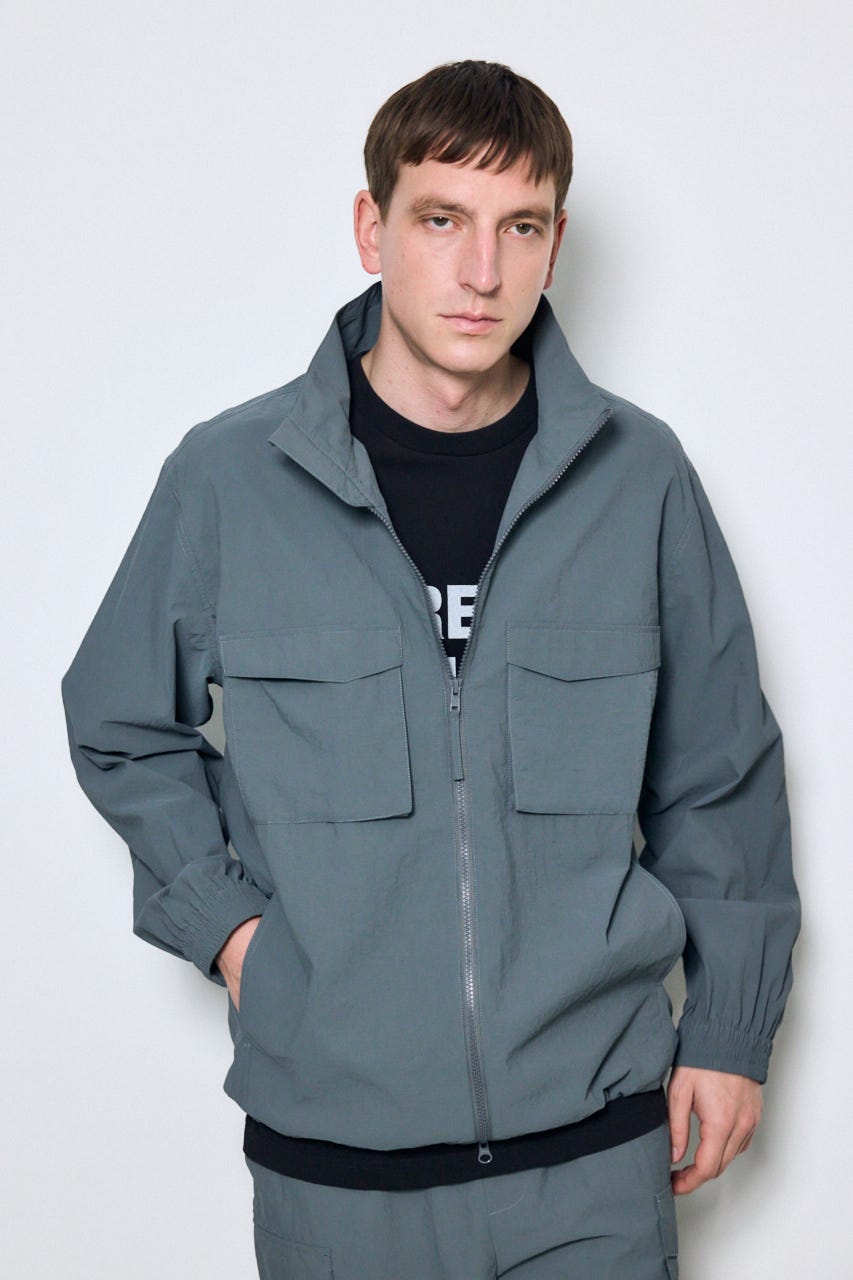 トライファンクションスタンドカラーブルゾン GRY S