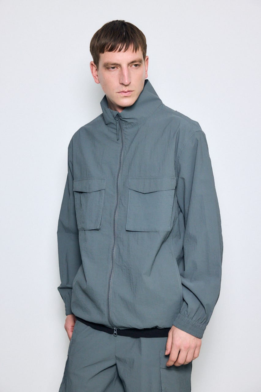 トライファンクションスタンドカラーブルゾン GRY S